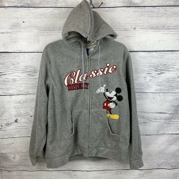 Disney Jackets & Blazers - Disney Mickey Mouse Large Zip Up Classic 28 Fleece